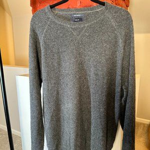 1901 Mens Cashmere Sweater - Gray Size XL